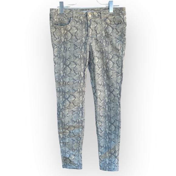 Else Sand Snake Print High Rise Skinny Fit Women's Jeans Pants Size 28 - Picture 1 of 14